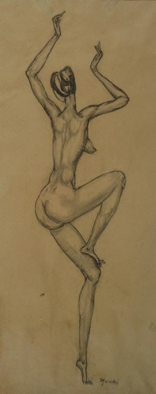 Mario Moschi : Nudo danzante  - Auction AUTORI DEL XIX E XX SEC - II - Galleria Pananti Casa d'Aste