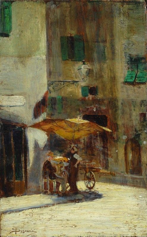 Telemaco Signorini - Venditore ambulante