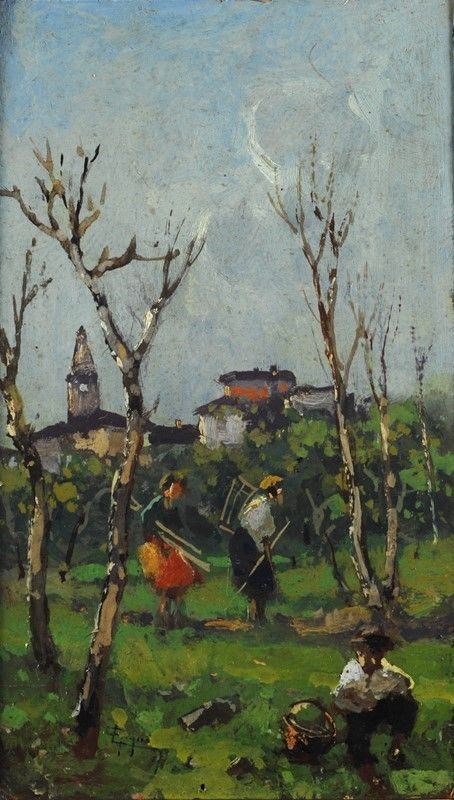 Lorenzo Gignous - Lavoro nei campi