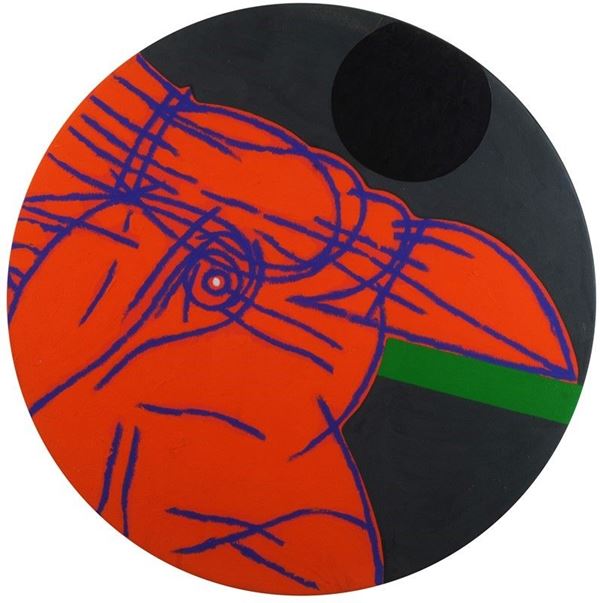 Concetto Pozzati : Lo scudo della pittura  (1999)  - Auction Arte Moderna e Contemporanea - III - Galleria Pananti Casa d'Aste