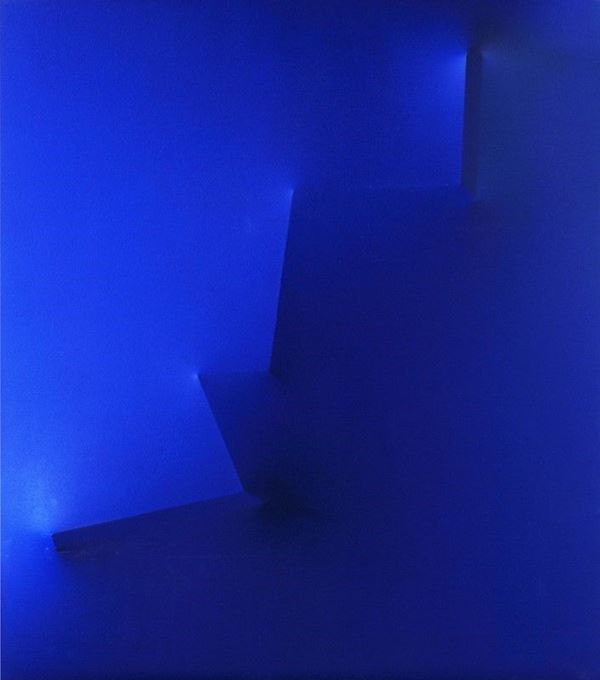 Samuele Ventanni : Intravisione blu  - Tela estroflessa - Asta Arte Moderna e Contemporanea - III - Galleria Pananti Casa d'Aste