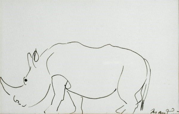 Giacomo Manz&#249; - Rinoceronte
