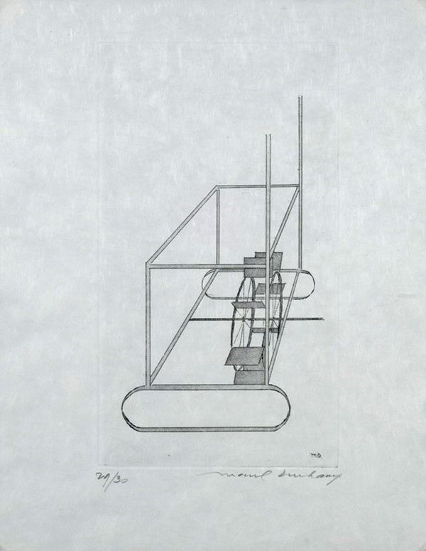 Marcel Duchamp : Il mulino ad acqua  - Auction Arte Moderna e Contemporanea - III - Galleria Pananti Casa d'Aste