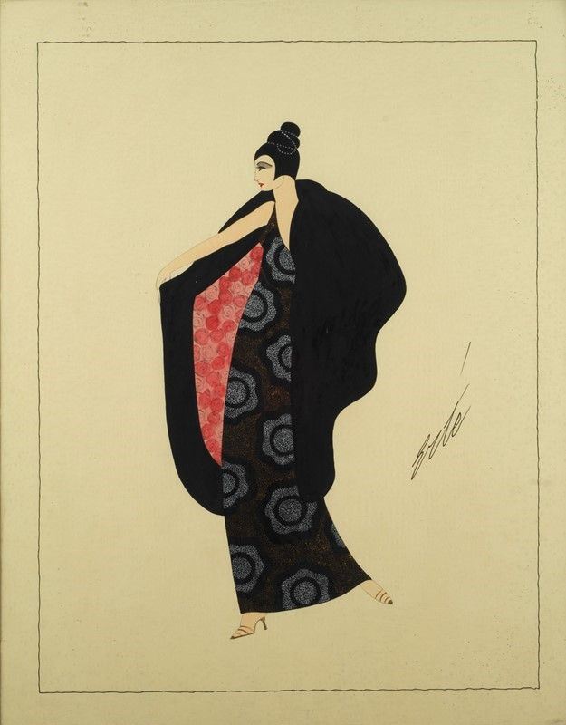 (romain De Tirtoff) Erté - Modella
