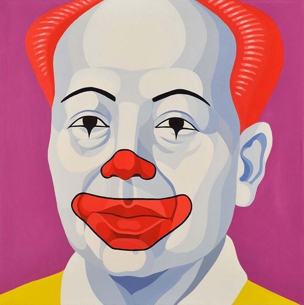 Giuseppe Veneziano : MC Mao  (2011)  - Acrilico su tela - Asta Arte Moderna e Contemporanea - III - Galleria Pananti Casa d'Aste