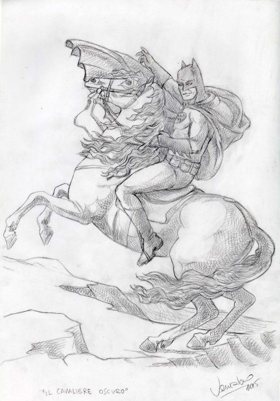 Giuseppe Veneziano - Il Cavaliere Oscuro