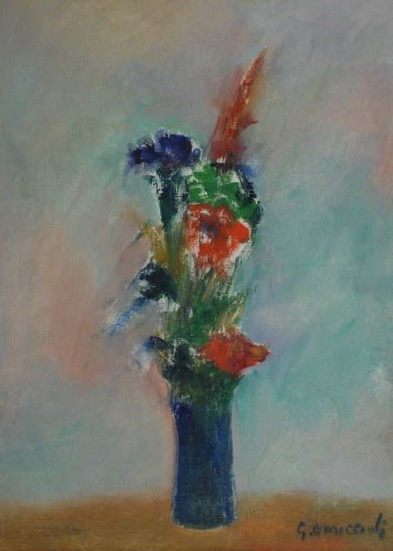 Giovanni Omiccioli - Vaso con fiori