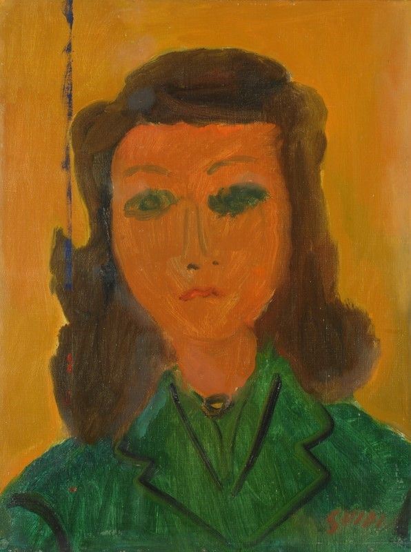 Virgilio Guidi - Volto di ragazza
