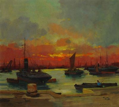 Sera di Quiete (tramonto al Porto)