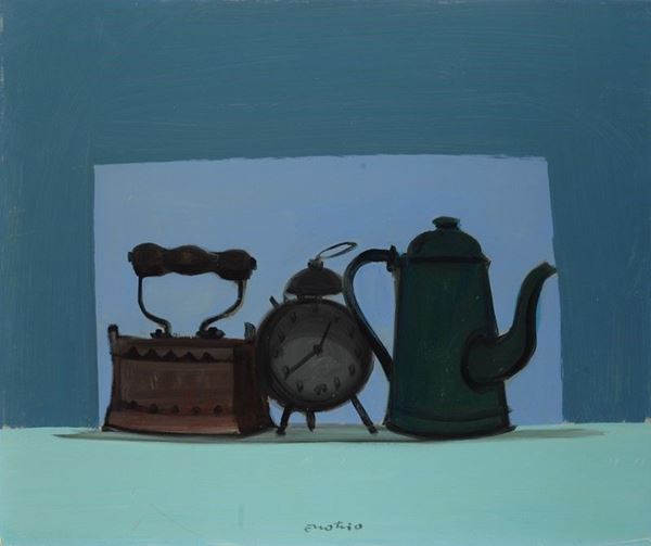 Enotrio Pugliese : Natura morta  - Auction Arte Moderna e Contemporanea - III - Galleria Pananti Casa d'Aste