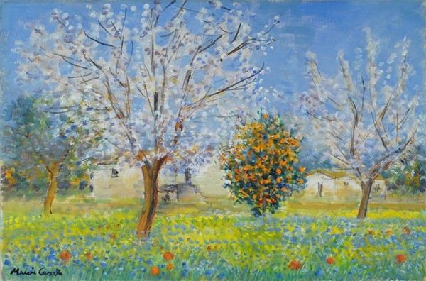 Michele Cascella - Paesaggio primaverile 