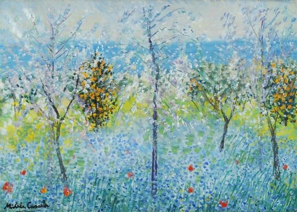 Michele Cascella - Paesaggio azzurro