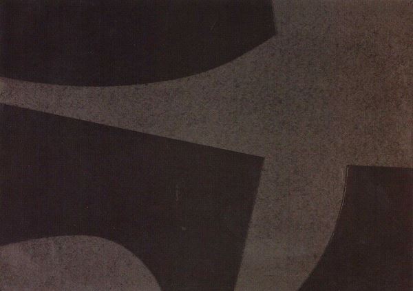Alberto Burri : Multiplex 9  (1981)  - Vinavil e acrilico su cartone - Asta Arte Moderna e Contemporanea - III - Galleria Pananti Casa d'Aste