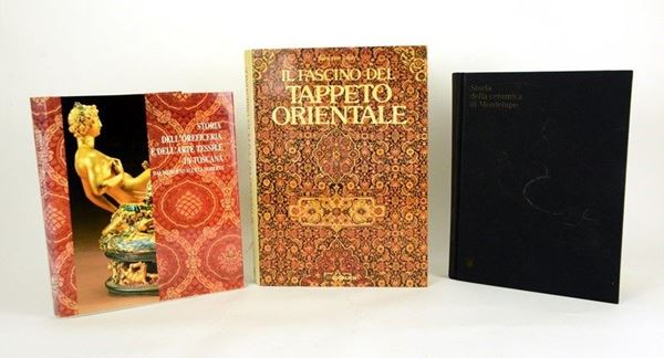 Lotto composto da 3 volumi  - Asta LIBRI D'ARTE - Galleria Pananti Casa d'Aste