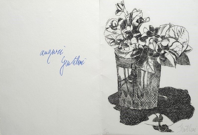 Franco Gentilini - Vaso con Fiori