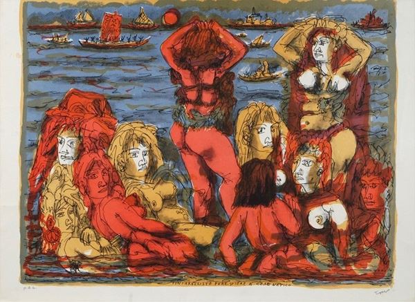 Tono Zancanaro - Tintarelliste forestiere a Cesenatico