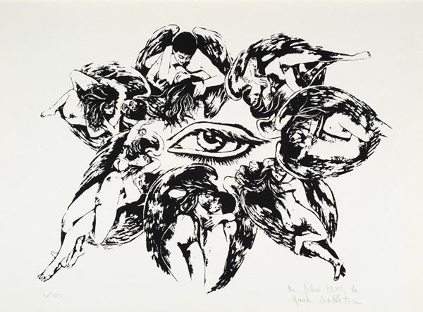Anna Salvatore : Senza titolo  (1971)  - Litografia - Asta GRAFICA ED EDIZIONI - Galleria Pananti Casa d'Aste