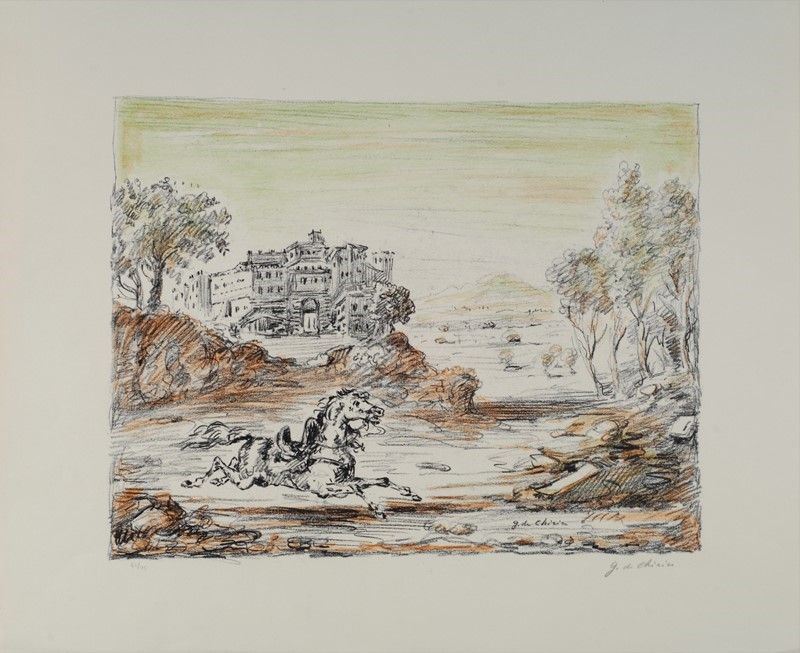 Giorgio De Chirico - Senza Titolo
