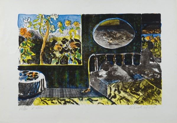 Robert Carroll : L'alba  (1967)  - Litografia - Asta GRAFICA, MULTIPLI ED EDIZIONI - Galleria Pananti Casa d'Aste