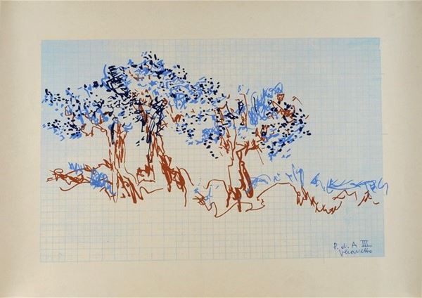 Anonimo, XX sec. : Senza titolo  - Auction GRAFICA, MULTIPLI ED EDIZIONI - Galleria Pananti Casa d'Aste