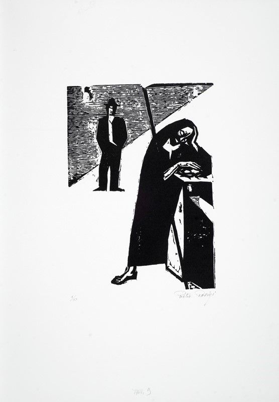 Pietro Parigi - Cartella Contenente Undici Tavole Xilografiche da una Serie di Dodici