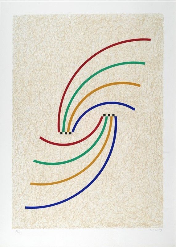 Aldo Cal&#242; : Senza titolo  (1979)  - Litografia - Asta GRAFICA ED EDIZIONI - Galleria Pananti Casa d'Aste