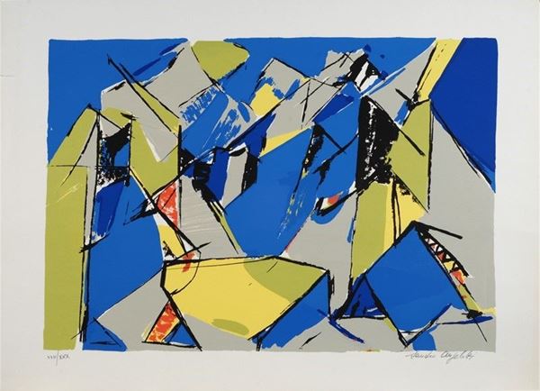 Sandro Angelotti : Senza titolo  - Auction GRAFICA ED EDIZIONI - Galleria Pananti Casa d'Aste