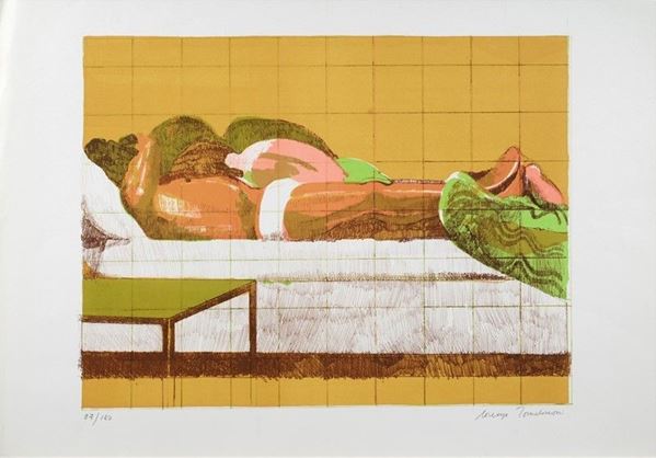 Lorenzo Tornabuoni : Senza titolo  - Serigrafia - Asta GRAFICA, MULTIPLI ED EDIZIONI - Galleria Pananti Casa d'Aste