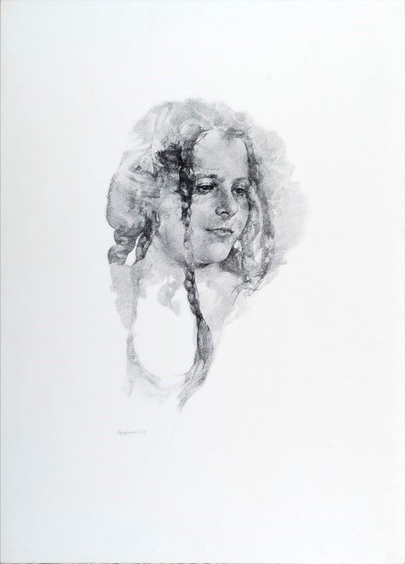 Renzo Vespignani : Volto femminile  (1981)  - Litografia - Asta GRAFICA ED EDIZIONI - Galleria Pananti Casa d'Aste