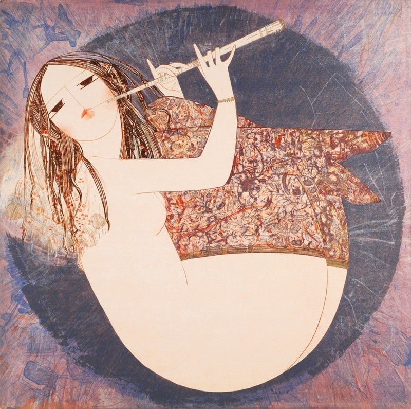 Dariush Mohaier - Figura con Flauto
