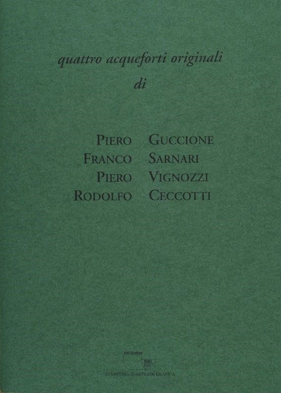 Cartella Composta da Quattro Acqueforti