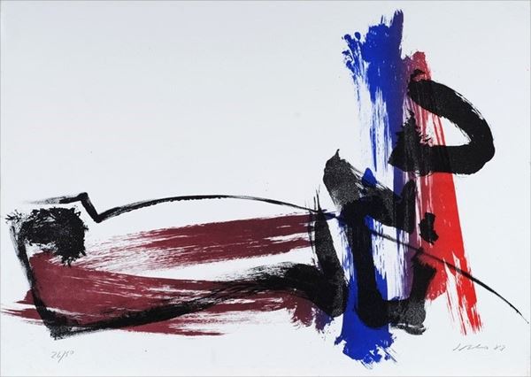 Italo Bolano : Senza titolo  (1983)  - Litografia - Asta GRAFICA ED EDIZIONI - Galleria Pananti Casa d'Aste