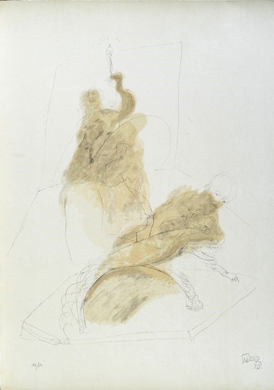 Augusto Perez : Senza titolo  (1997)  - Litografia - Asta GRAFICA ED EDIZIONI - Galleria Pananti Casa d'Aste