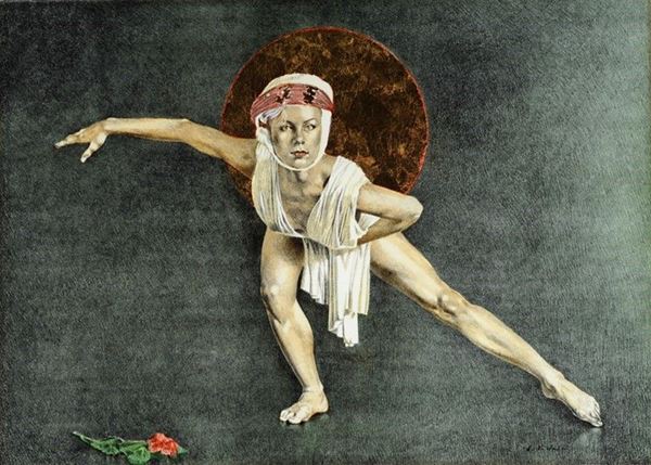 Angelo Vadal&#224; : Figura danzante  - Auction GRAFICA ED EDIZIONI - Galleria Pananti Casa d'Aste