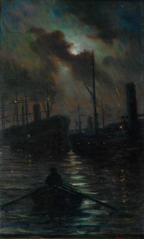 Renuccio Renucci - Notturno al Porto
