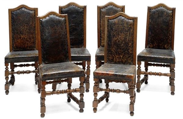 Sei sedie  - Auction ANTIQUARIATO - Galleria Pananti Casa d'Aste