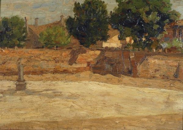 Guglielmo Ciardi - Venezia, un campiello alla Giudecca