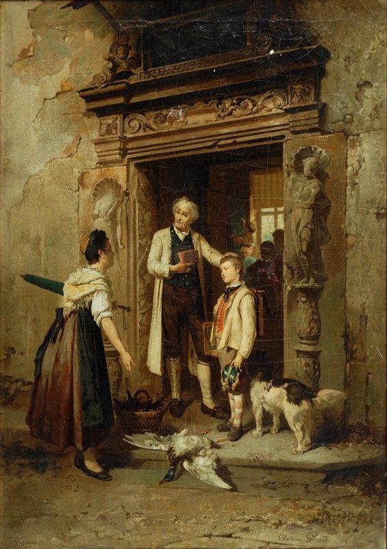Theodore Gerard - Scene di vita cortese 