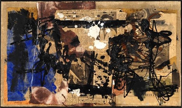 Achille Perilli : Immersione nella caverna  - Auction Arte Moderna e Contemporanea - III - Galleria Pananti Casa d'Aste