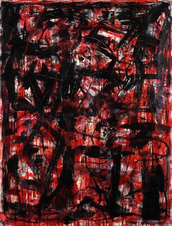 Emilio Vedova - Rosso 83-5