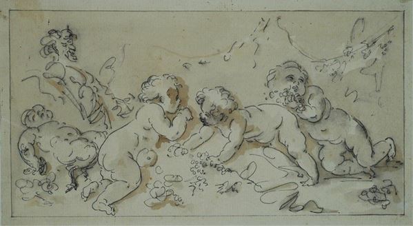 Anonimo, XIX sec. - Putti