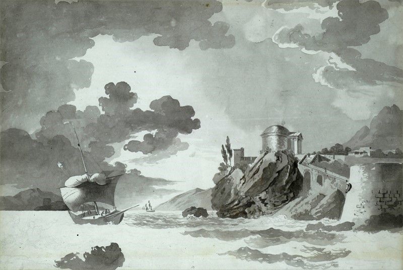 Anonimo, XIX Sec. - Marina