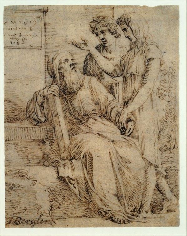 Anonimo, inizi XIX sec. : Figure  - Auction ANTIQUARIATO, OROLOGI - I - Galleria Pananti Casa d'Aste
