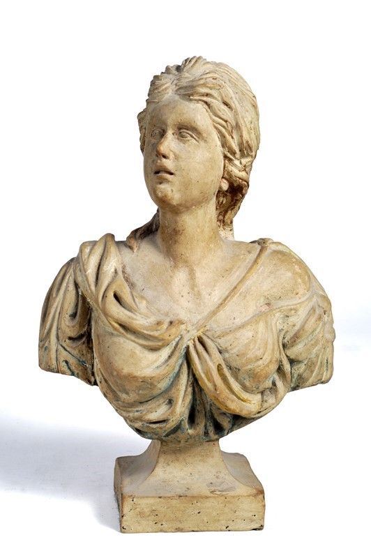 Busto femminile  - Auction ANTIQUARIATO, OROLOGI - I - Galleria Pananti Casa d'Aste