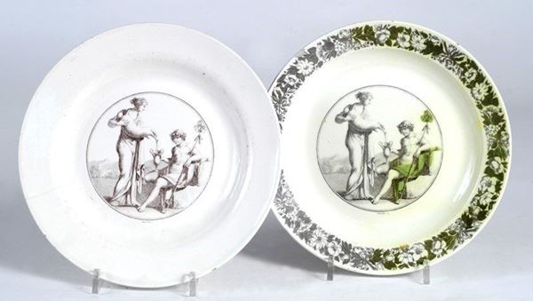 Due piatti  - Auction Arredi, Oggettistica e Dipinti - Galleria Pananti Casa d'Aste