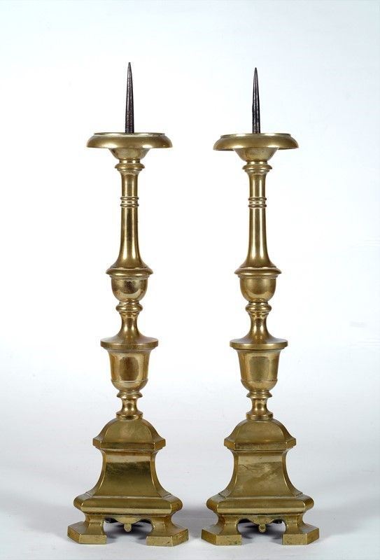 Due candelieri  - Auction ANTIQUARIATO, OROLOGI - I - Galleria Pananti Casa d'Aste