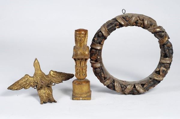 Corona di alloro  - Asta Arredi, Oggettistica e Dipinti - Galleria Pananti Casa d'Aste