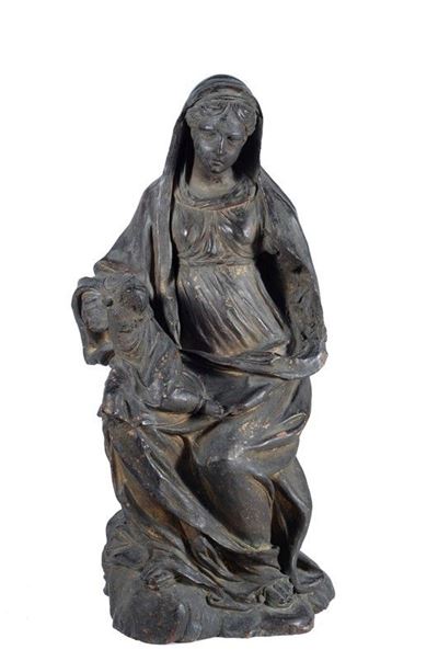 Madonna Seduta Col Bambino