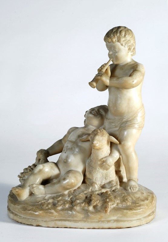 Putti Musicanti con Pecora