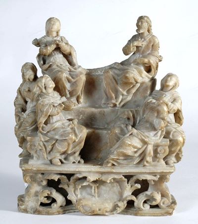 Madonna, Cristo e Apostoli